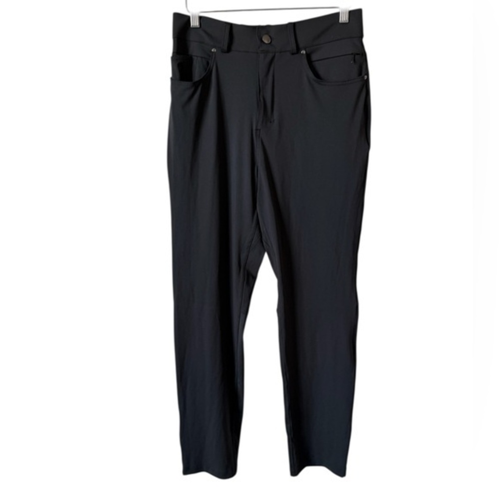 Gradual Black Stretch Pants Elastic‎ Back Waistband NWT Size S